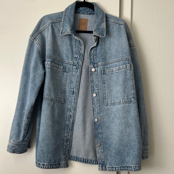 GAP Jackets & Blazers - GAP Blue Denim Shirt Jacket